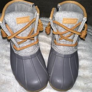 Girls Sperry duck boots size 10M